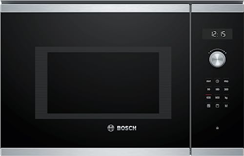Bosch Stainless Steel Built-in Microwave 59x38 cm, 25 Liters, BEL554MS0M, 1 Year Manufacturer Warranty