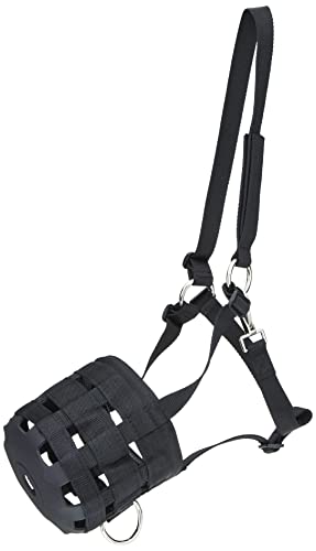 Kerbl 321626 Maulkorb Nylon Vollblut, schwarz