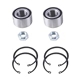 SUKITMISO Kompaktlagersatz Kompaktlager Radlager Satz 34/64x37mm 3464 inkl Flanschmutter & Sicherungsring