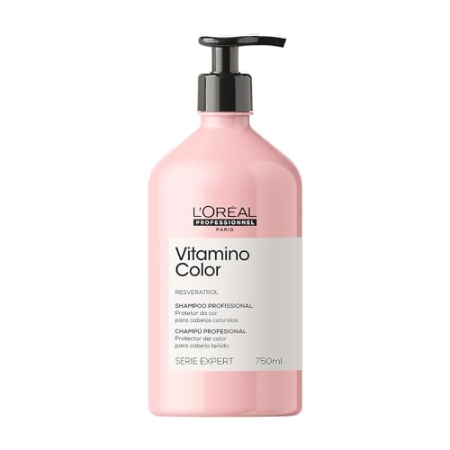 L'Oréal Professionnel Shampoo Vitamino Color, Protege e Preserva a Cor do Cabelo, Previne Danos, Adiciona Luminosidades aos Fios, 750ml