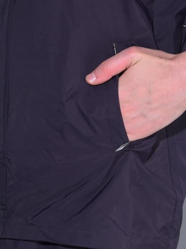 Image of Dollar Rainguard Men's Reversible Full Sleeve Solid Raincoat Set With Adjustable Hood and Pocket