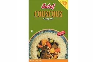 Sadaf Couscous Original - Traditional & Healthy Meal - NO MSG - NO Artificial Preservatives - Kosher - 13 Oz