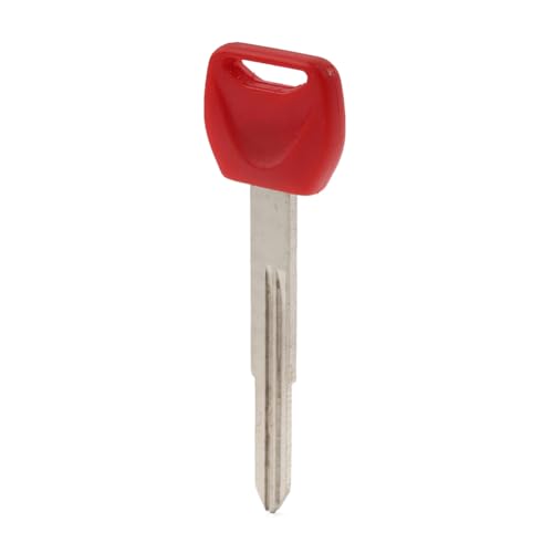 Cninba13 Metal Key with ABS Upper Uncut Blade Blank Key Duplicate Key Uncut Red For Honda FAZE 250 SILVER WING 400 600 Motorcycle