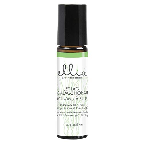 Ellia Essential Oil Roll-On | Jet Lag Blend| 10ml, 100% Pure, Therapeutic Grade