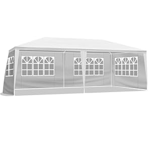 Alightup Pavillon 3x6m Partyzelt Weiß