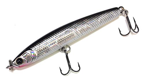 Lucky Craft L0602 Wonder Slim Light-F 70-F #0596 Baitfish Silver