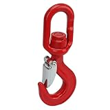 3,15-Tonnen-Krandrehhaken, Schwerlast-Hebehaken mit Lager, Drehhaken mit Riegel, Zum Heben, Heben, Bauen an Docks, Häfen, Schiffen