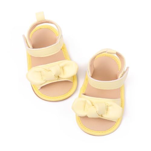 Toddler Baby Girls Sandals Infant Premium Rubber Sole Open-Toe Bowknot Non-Slip Shoes Girl Soft First Walkers Shoes4
