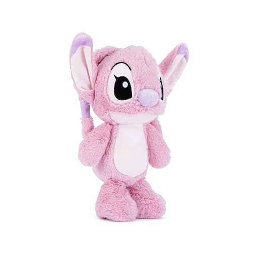 Disney Angel 25cm plush toy in flopsie style, cute soft toy pastel pink colour, suitable for kids and adults and treat - Image 3
