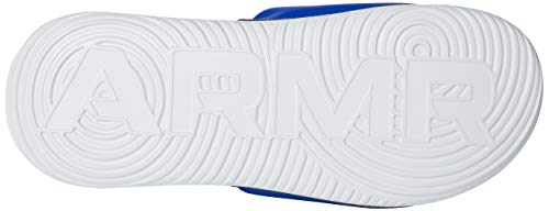 Under Armour Men's Ansa Fixed Strap Slide Sandal, Halo Gray (105)/Royal, 8 #TOP3
