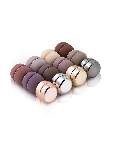 Txameru 24 pares de pines magnéticos hiyab fuertes imanes hiyab coloridos pines magnéticos hiyab para mujer, S, Zinc, Sin gemas Txameru 24 pares de pines magnéticos hiyab fuertes imanes hiyab coloridos pines magnéticos hiyab para mujer, S, Zinc, Sin gemas