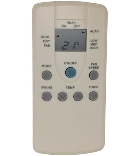 Image of Compatible with Carrier Ac Remote | Model -167 | Suitable for 1 | 1.2 | 1.3 | 1.5 | 1.8 | 2 | 2.2 | 2.5 | 3 Ton Split and Window Air Conditioner | Match Exactly with Old Model