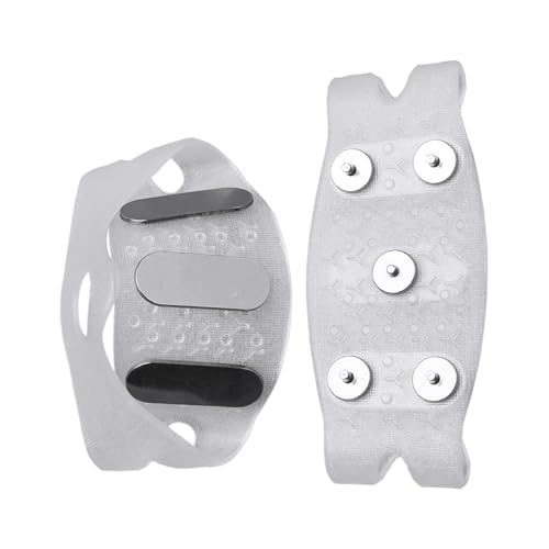 Baterías de tracción para caminar pinzas de hielo - Cubiertas de zapatos antiembutidos Escate de nieve para nieve picos de pinza no deslizantes - buena elasticidad tacos de tracción picos de hielo