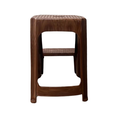Image of SkyGlamour Cello 2-Step Heavyduty Plastic Multi Purpose Stool For Home,Office And Kitchen Use| Color: Sandalwood; Pack Of 1