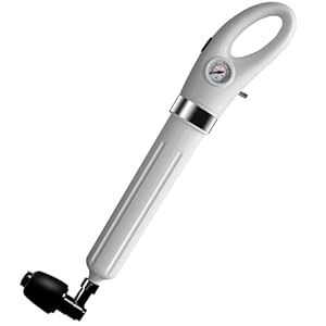 Toiletontstopper, zware luchttoiletplunjer, met 3 vervangbare koppen, gootsteenontstopper hogedrukplunjerset, voor het ontstoppen van toiletbad, douche, afvoerputje en pijpverstopping