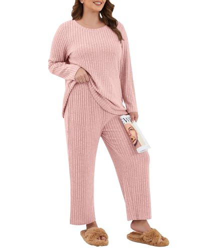 Ensemble de vêtements de nuit femme fluide anti-frottement pour grands formats