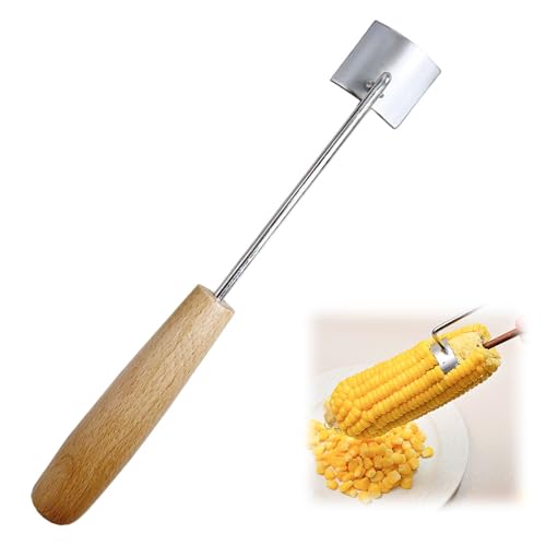 Easy Clean Corn Cob Peeler, 2025 New Corn Peeler for Corn on the Cob Stripper Tool, Corn Cutter Remover Tool Kitchen Gadgets (1 Pcs)