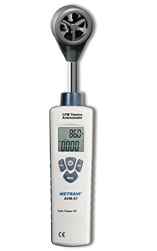 Metravi AVM-07 Digital Thermo-Anemometer 30m/Sec with Metal Blades, Temperature -10 to 60°C-image-5