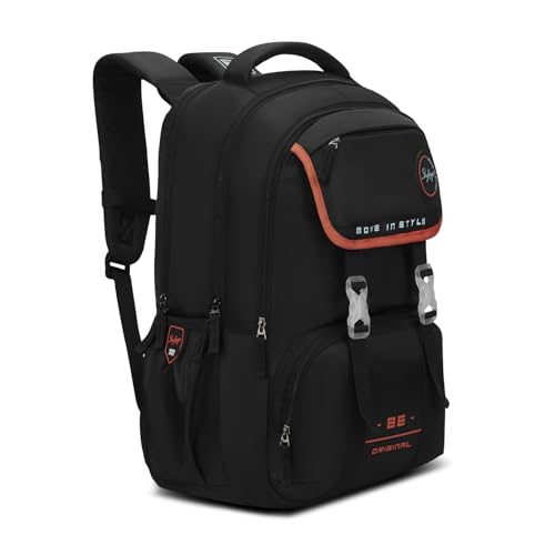 Image of Skybags Sizzler Pro 39L Casual Backpack for Boys & Girls with 3 Compartments & Adjustable Strap | Insulated Tiffin Pouch | Rain Cover | Aer-Zone Back Panel | Perfect for School & Travel - Unisex