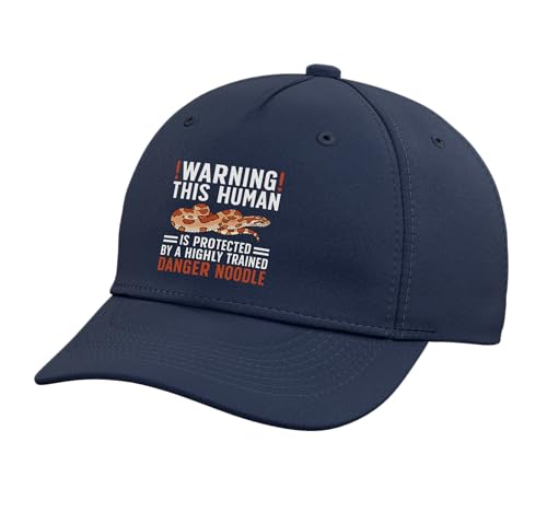Gorra ajustable unisex Corn Snake Lover azul marino