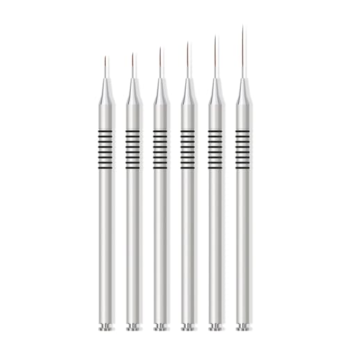 Reusable Gel Liner Art Brushes Drawing Lines Striper Painting Pen Beauty Makeup Manicure Tool Gel Brushes