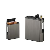 Cigarette Case for Whole Package Cigarettes 20pcs,Cigarettes Case Box Holder Automatic Ejection Case...