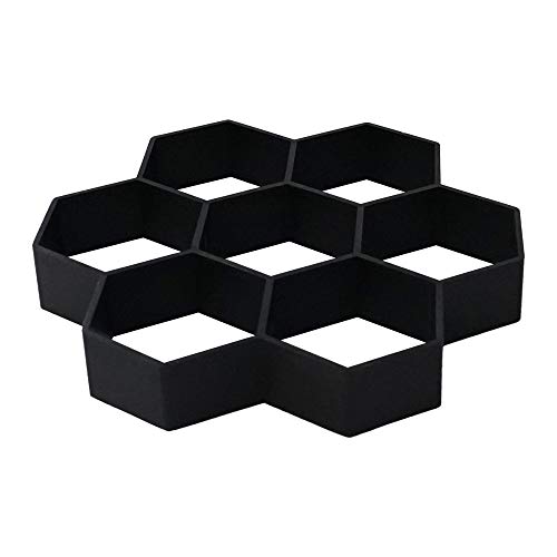 Yard Elements Concrete Stepping Stone Molds | Reusable, DIY Paver Pathway Maker for Gardens, Walkways, Outdoor Patios, Driveway Edging and More! (Mold 8)