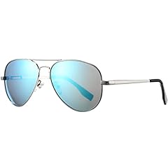 A5 Silver Frame/Blue Mirrored Lens