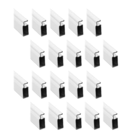 Prime-Line Products MP14074 Aluminum White Finish (Box of 20, 72” Pieces) – Build or Repair Window Cut to Size – Uses 5/16” x 3/4” Screen Frame Corners, Count