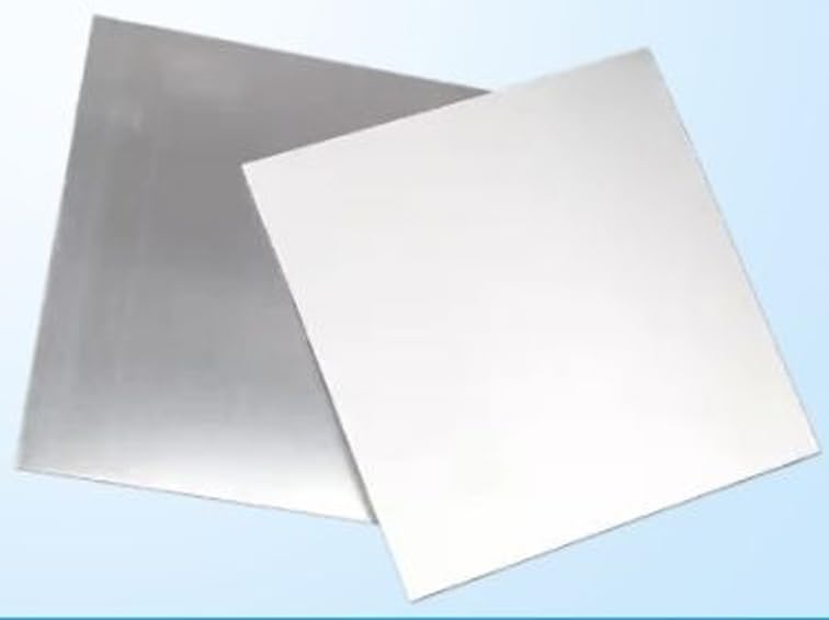 Image of Tin Sheet, 1.2x100x100mm High Purity Metal Tin Thin Plate for Scientific Research. (W*L=100 * 100mm, Thickness 1.2mm)