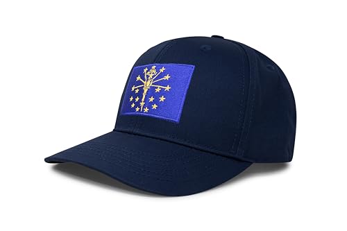 Image of International Tie State Hat for Men and Women, Adjustable Snapback Trucker Baseball Cap with Embroidered Patch