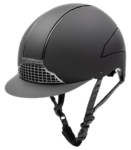 Casque d'équitation SWING H24 chromé idéal pour vos entraînements quotidiens