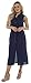 Produktbild CityComfort Damen Sommer Leinen ärmelloses langes Hemdkleid | Knopf durch Tunika mit passendem Gürtel | Petite Bis Plus Kleider Größe Damenmode Erhältlich (46, Marine)