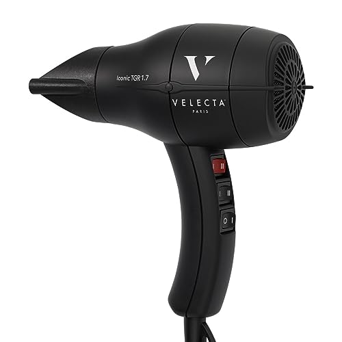 Velecta Paris - Secador De Pelo Profesional - Iconic Tgr 1.7 Negro Intenso Velecta Paris - Secador De Pelo Profesional - Iconic Tgr 1.7 Negro Intenso