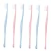 KOMBIUDA 6 pcs Lollipop Clean Adult Toothbrush Soft Fur Soft Bristle Toothbrush for Adult Toothbrush for Men Full Mouth Household Miss Manual Cleaning Toothbrush for Tooth Camping