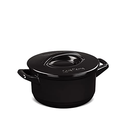 Ceraflame Caçarola de Cerâmica Duo+ 20cm 2,5 Litros Preto