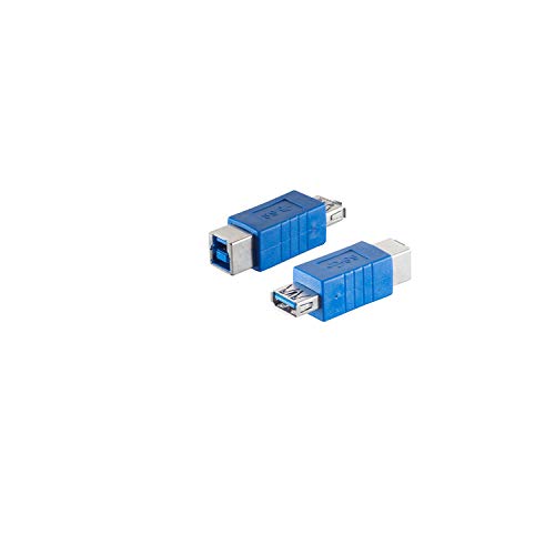 Preisvergleich Produktbild shiverpeaks USB Adapter 3.0 A Kupplung / B Kupplung, blau
