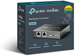 TP-Link OC200 Omada Hybrid PoE kontroler sprzętowy do serii EAP, port USB do automatycznej kopii zapasowej, usługa w chmurze, aplikacja mobilna, Plug and Play, metalowa obudowa, szary metalik