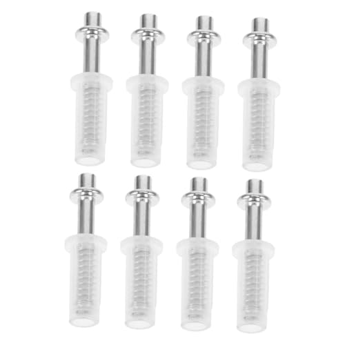 Kit de hardware para puerta plegable 8 piezas, repuestos para puertas bifold, bisagras pivotantes metálicas de alta resistencia miniatura 1