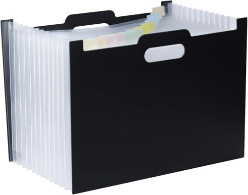 JEFURE ドキュメントファイル 13ポケット ブラック