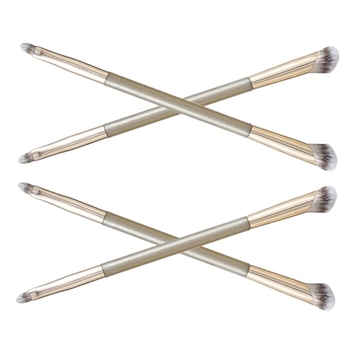 ARTSEWPLY High Efficiency Coverage Concealer Brush Double Sided Makeup Brush for Face Nose Contouring Foundation Blush Travel Size