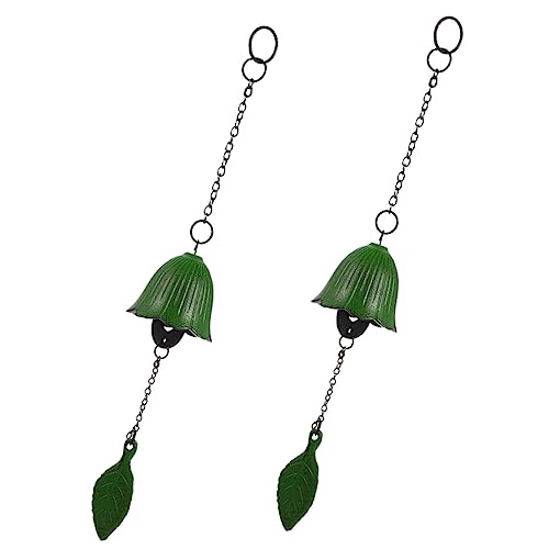 HEMOTON DIY Wind Chime Pendant Yard Metal Bell for Garden Balcony Festive Bell Charm for Home Decor Random