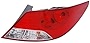 GO-PARTS - for 2012-2014 Hyundai Accent Rear Tail Light Lamp Assembly/Lens/Cover - Right (Passenger) Sedan Replacement 92402-1R010 HY2801144 2013