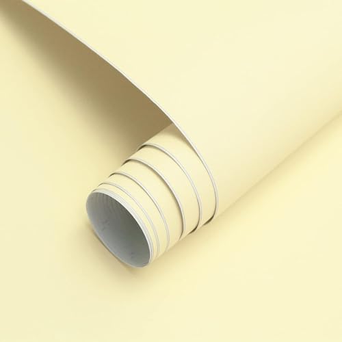 Image of Peel & Stick Self Adhesive Waterproof Sticker for Living Room, Bedroom Office,Almirah, Floor, Tabletop, Wall, Fridge, Wallpaper Contact Paper Modern Beige Matte (12X178Inch)