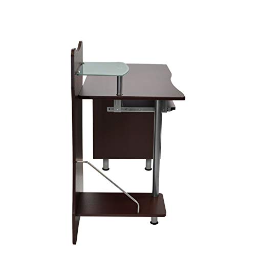 [Prime] 51" Techni Mobili Computer Desk w/ File Cabinet & Printer Shelf (Brown) - image 8