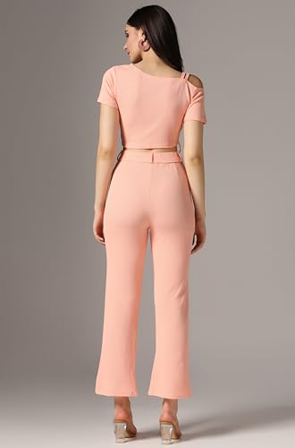 Image of TOPLOT co ord Set for Women Solid Top and Bottom