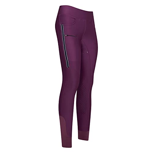 Legging d'équitation HV Polo Riding Tights HVPMarijn Full Grip bordeaux