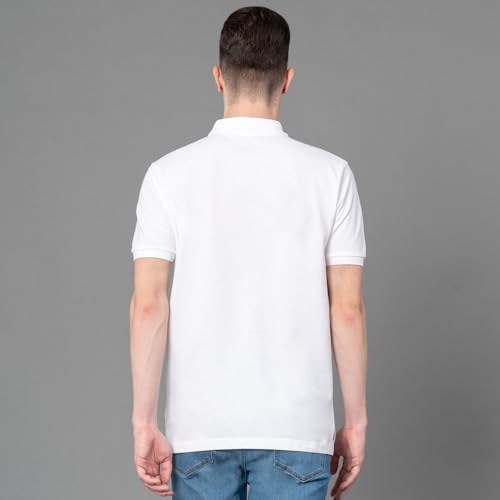 Image of Red Tape Colorblock Regular Fit Polo T-Shirt For Men | Comfortable & Stylish