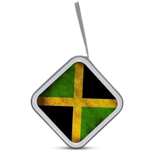 Evita arañazos con la funda para CD de Jamaica vintage rígida con cremallera 4