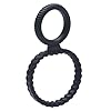 Anneau pénis Double Anneaux Penien Homme,Anneau PéNIS pour Homme Silicone #4